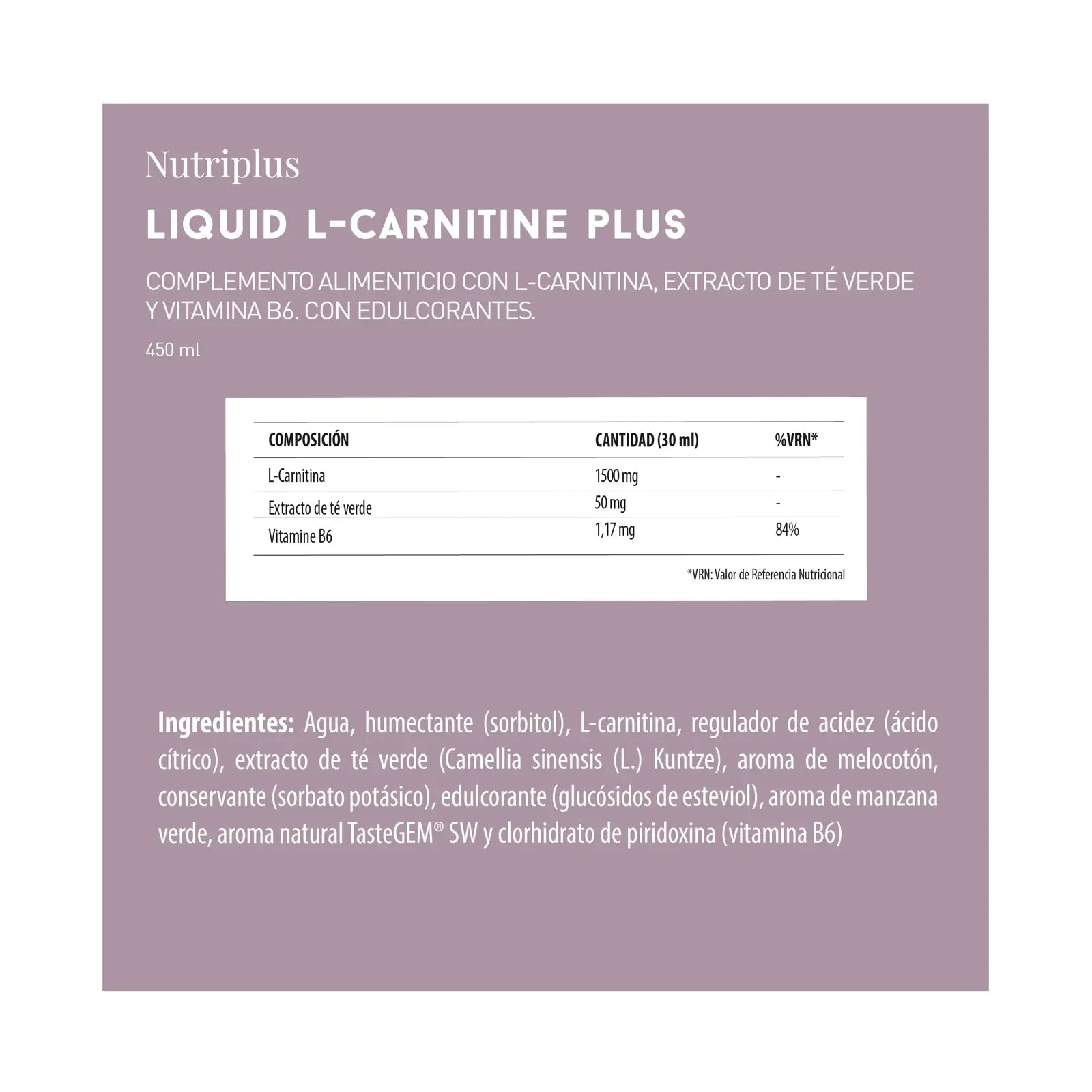 L-Carnitina Manzana & Durazno Farmasi