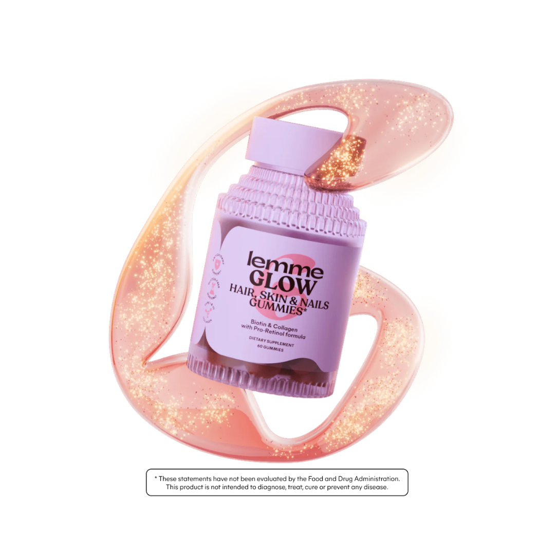 Glow: Gomitas para cabello, piel y uñas 60 unidades Lemee