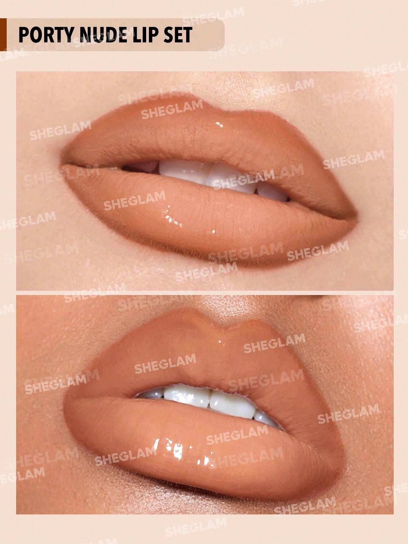 Delineador de labios y dúo de labios Soft 90's Glam Sheglam