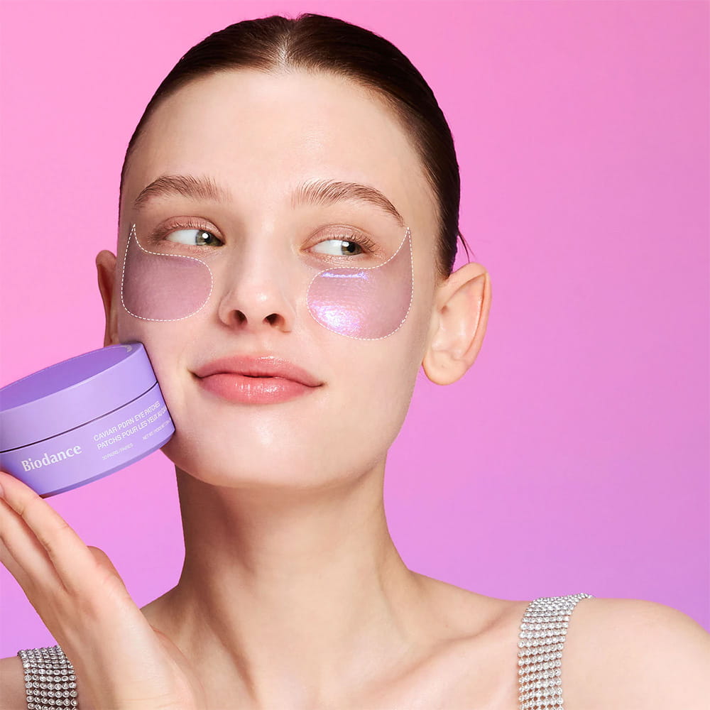 Caviar PDRN Parches para el contorno de ojos 30 Pares Biodance