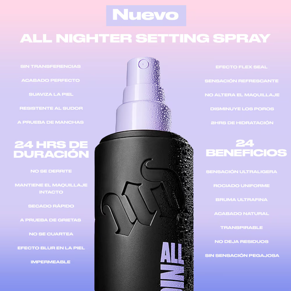 Spray fijador All Nighter Resistente al Agua 118mL Urban Decay