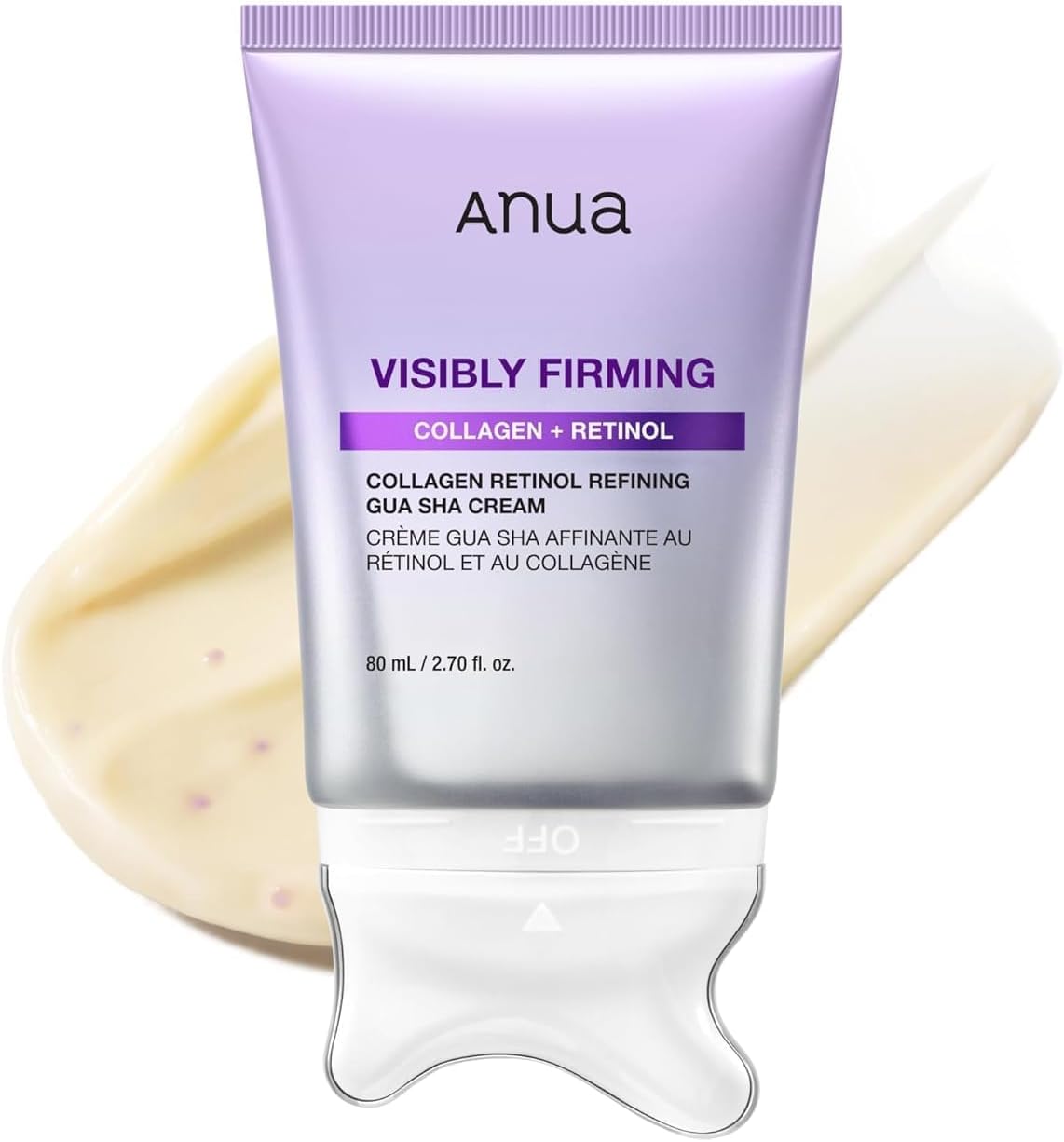 ANUA Collagen Gua Sha Retinol Cream – Crema Reafirmante para Cuello y Escote 80 ml