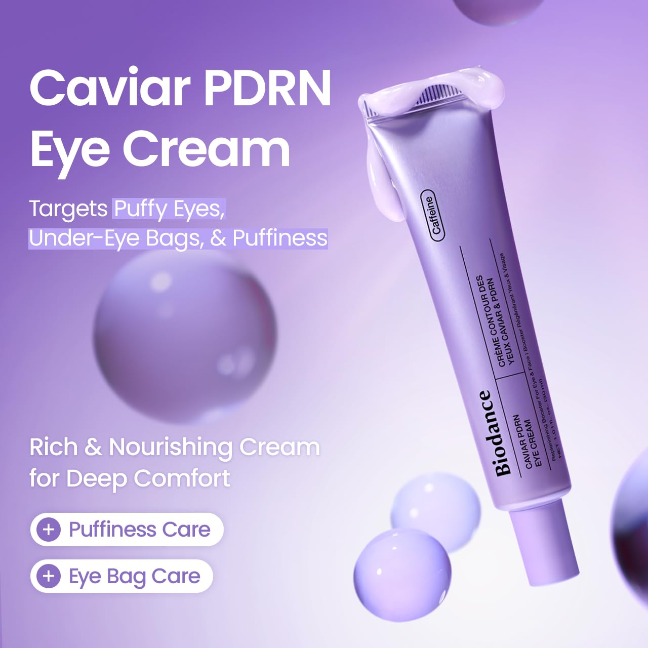 Crema para el Contorno de Ojos con Caviar y PDRN Biodance