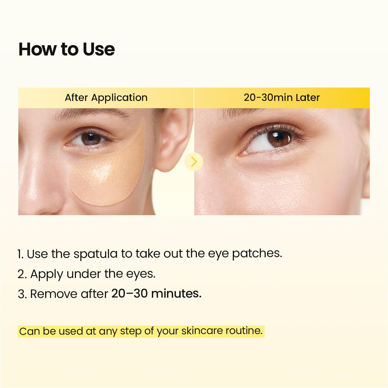 Vita Niacinamida Parches para el contorno de ojos 30 Pares Biodance