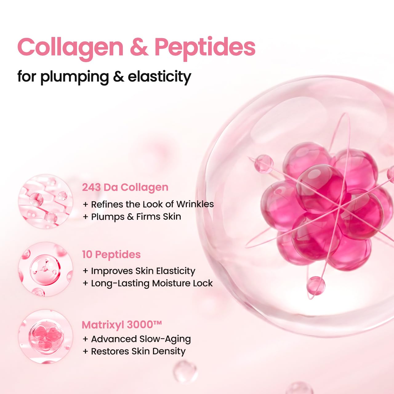 Crema para el Contorno de Ojos con Péptidos de Colágeno Biodance