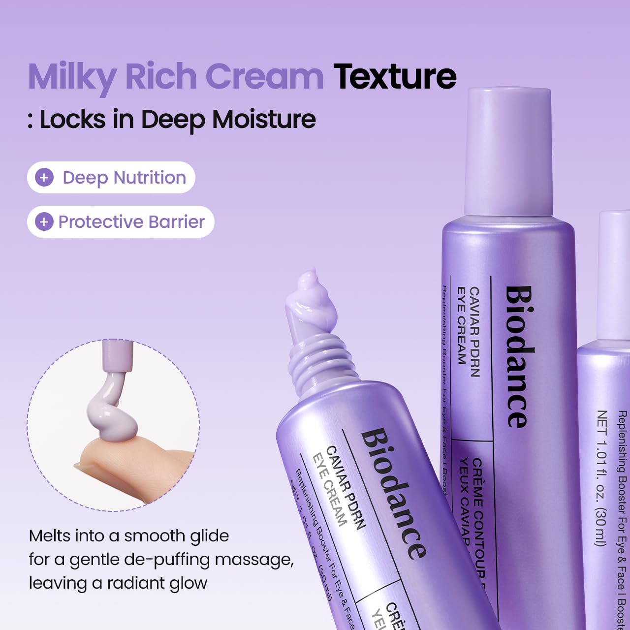 Crema para el Contorno de Ojos con Caviar y PDRN Biodance