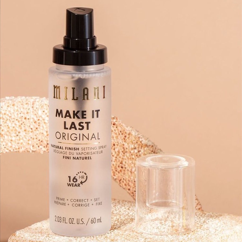Spray fijador Make It Last, Prime + Correct + Set Milani