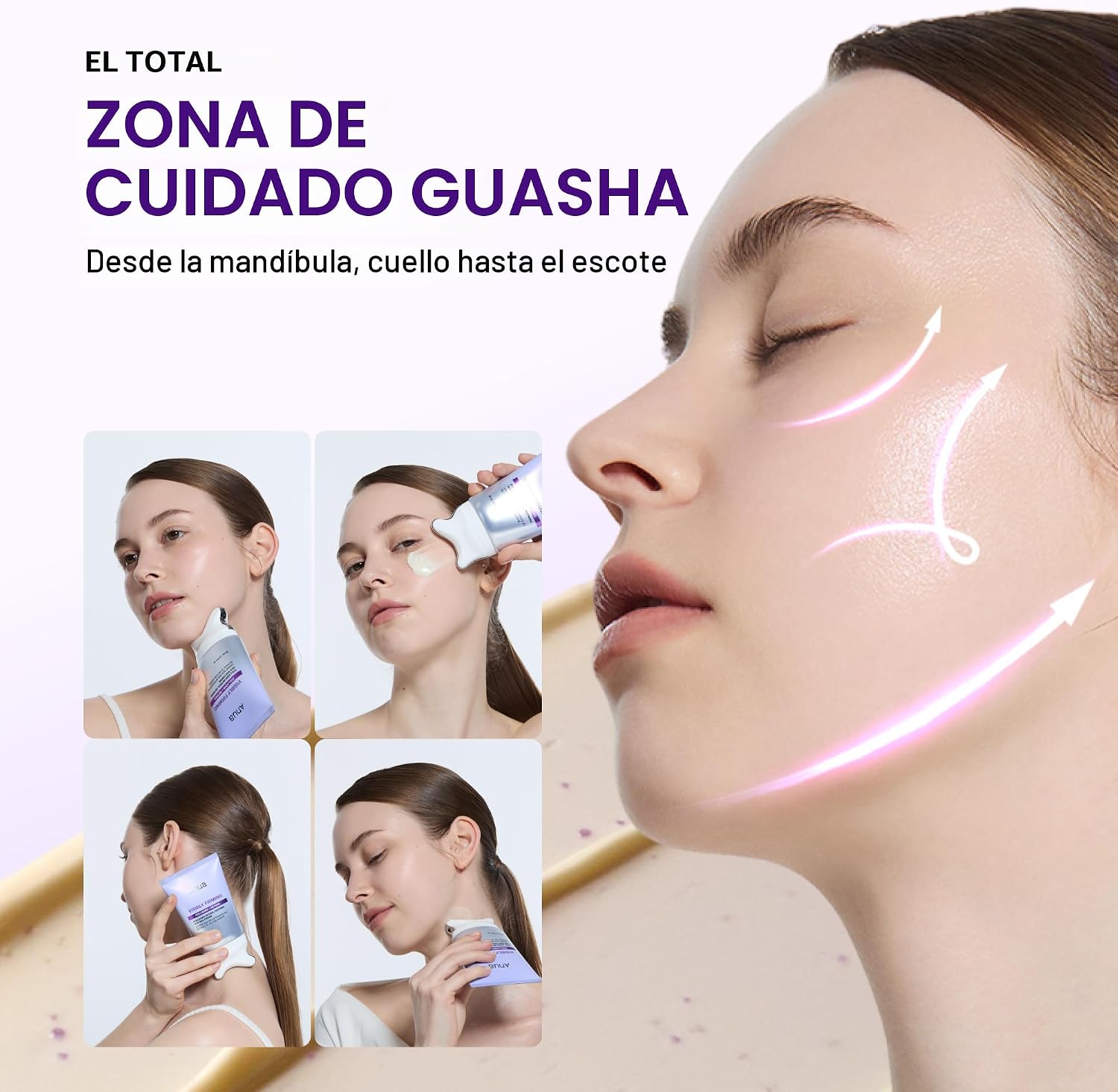 ANUA Collagen Gua Sha Retinol Cream – Crema Reafirmante para Cuello y Escote 80 ml