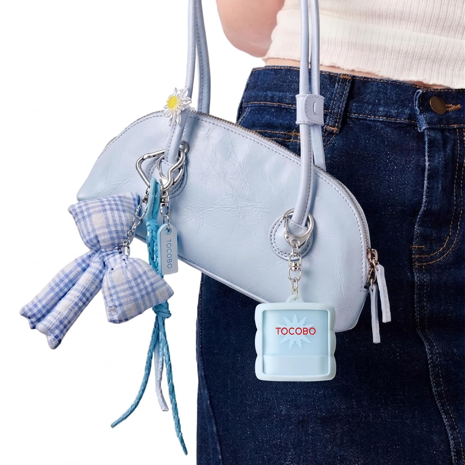 Mini Cotton Airy Sun Stick con llavero de silicona Protector solar Tocobo