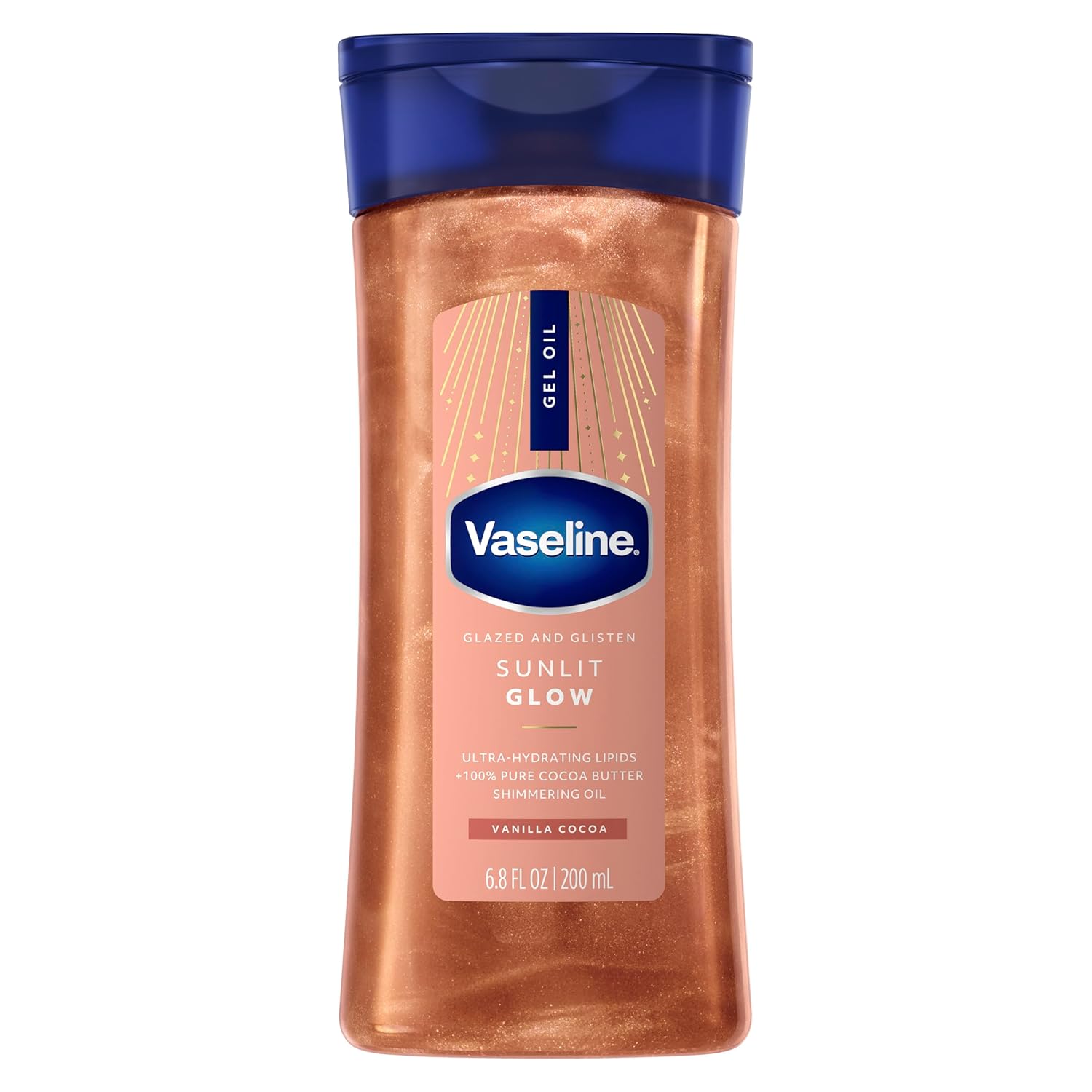 Aceite Corporal Glazed and Glisten Sunlit Glow 200ml Vaseline
