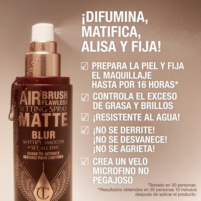 Spray Fijador Airbrush Flawless Matte Charlotte Tilbury