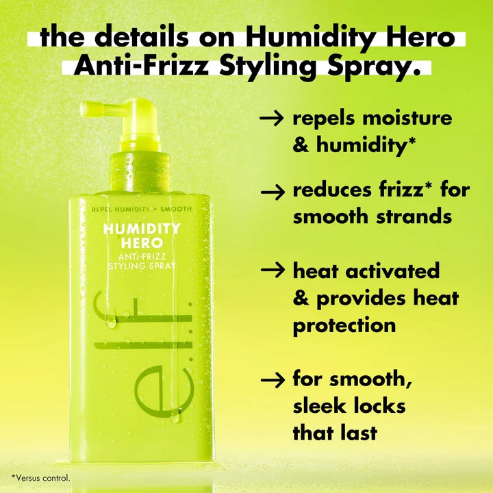 elf Hair Humidity Hero Anti-Frizz Styling Spray – Spray Anti-Frizz 198 ml