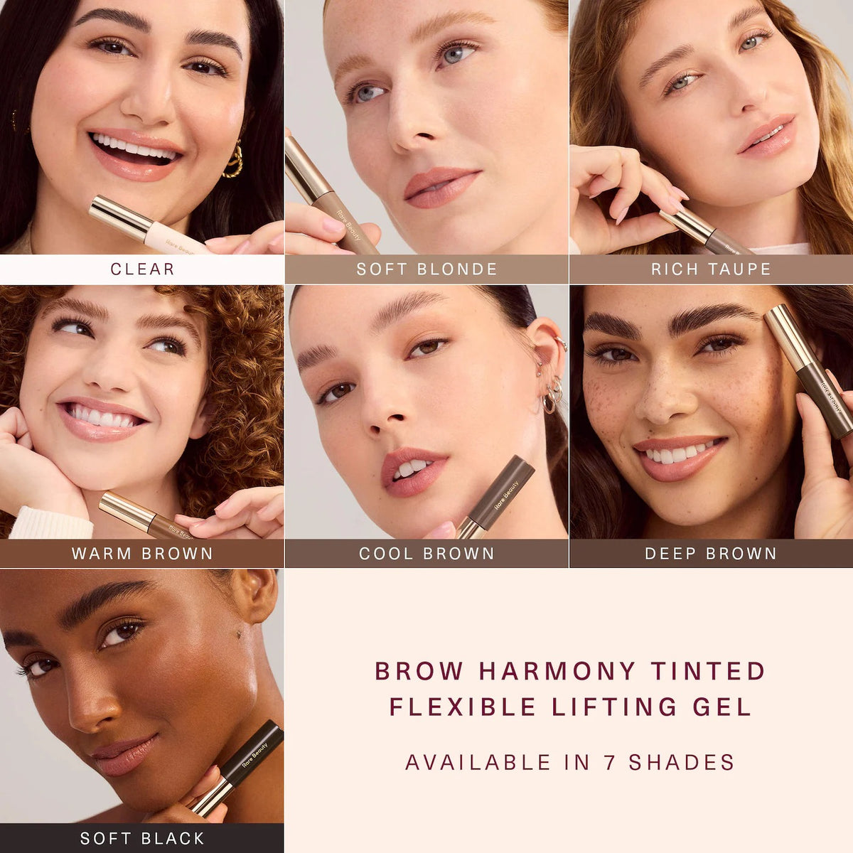 Rare Beauty Brow Harmony - Gel para Cejas Flexible y Fijador