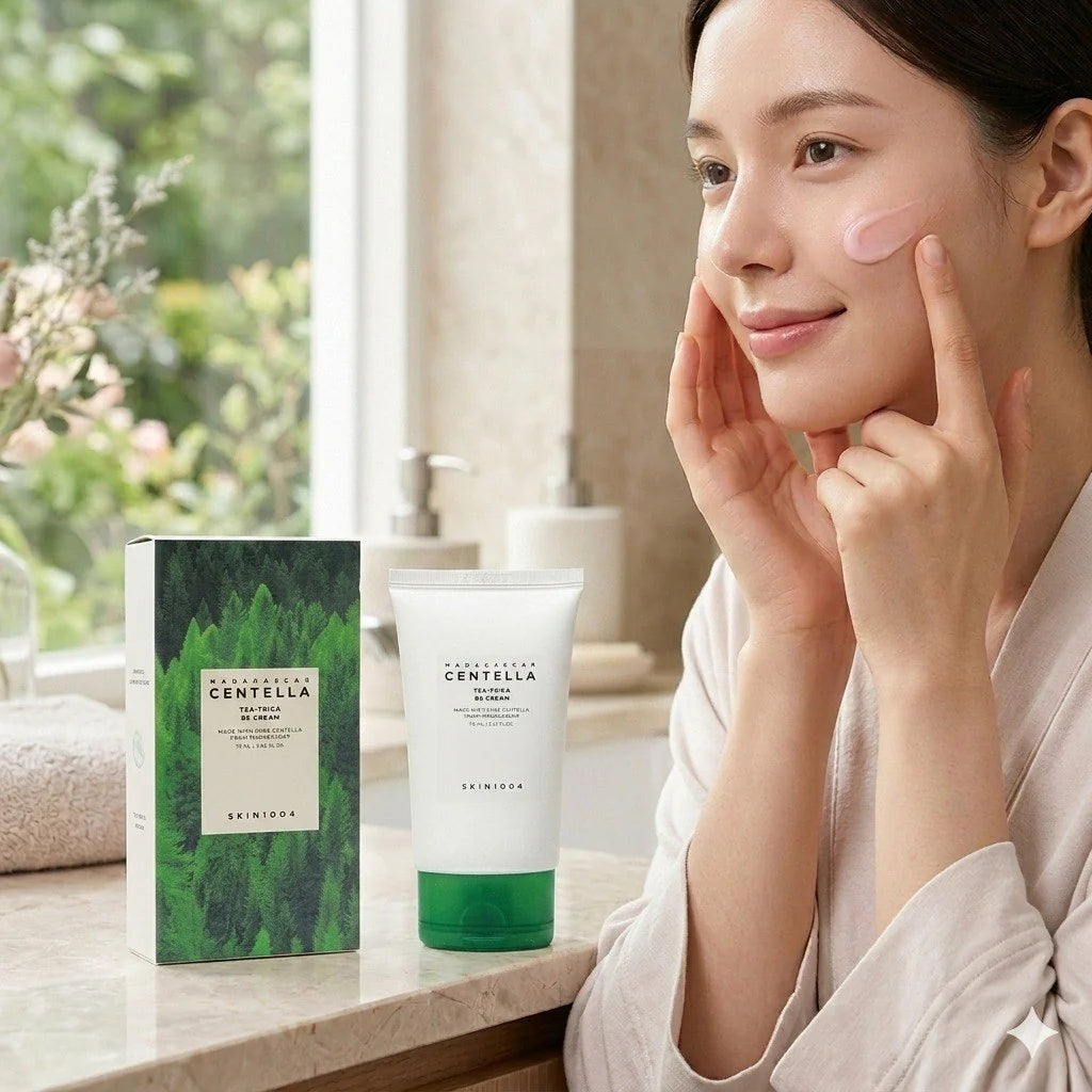Crema Facial con Acne Tea Trica B5 75ml Skin1004