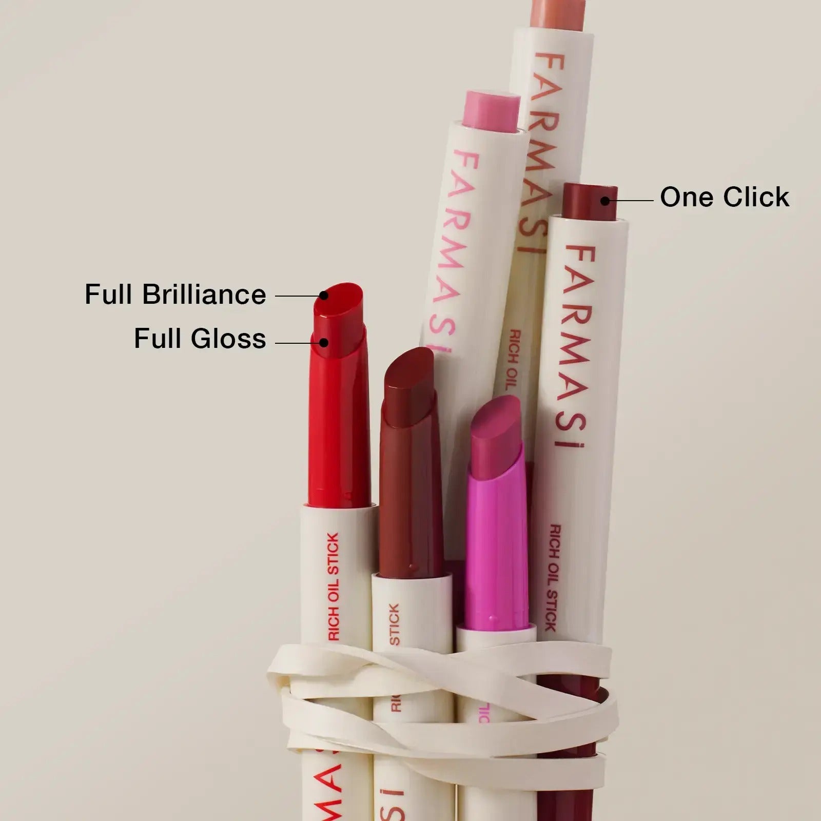 Aceite de Labios Rich Oil Stick Viral Rush Farmasi