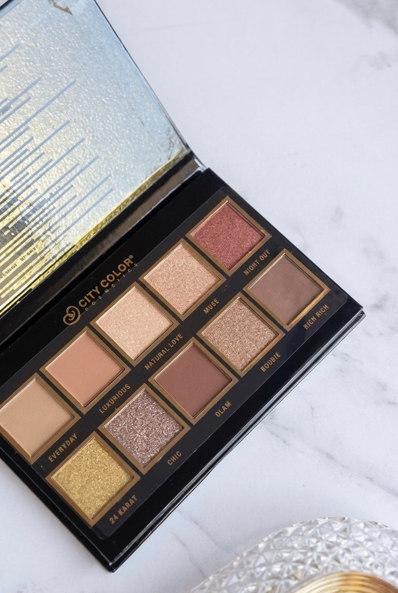 Paleta de Sombras Rich Glam CityColor