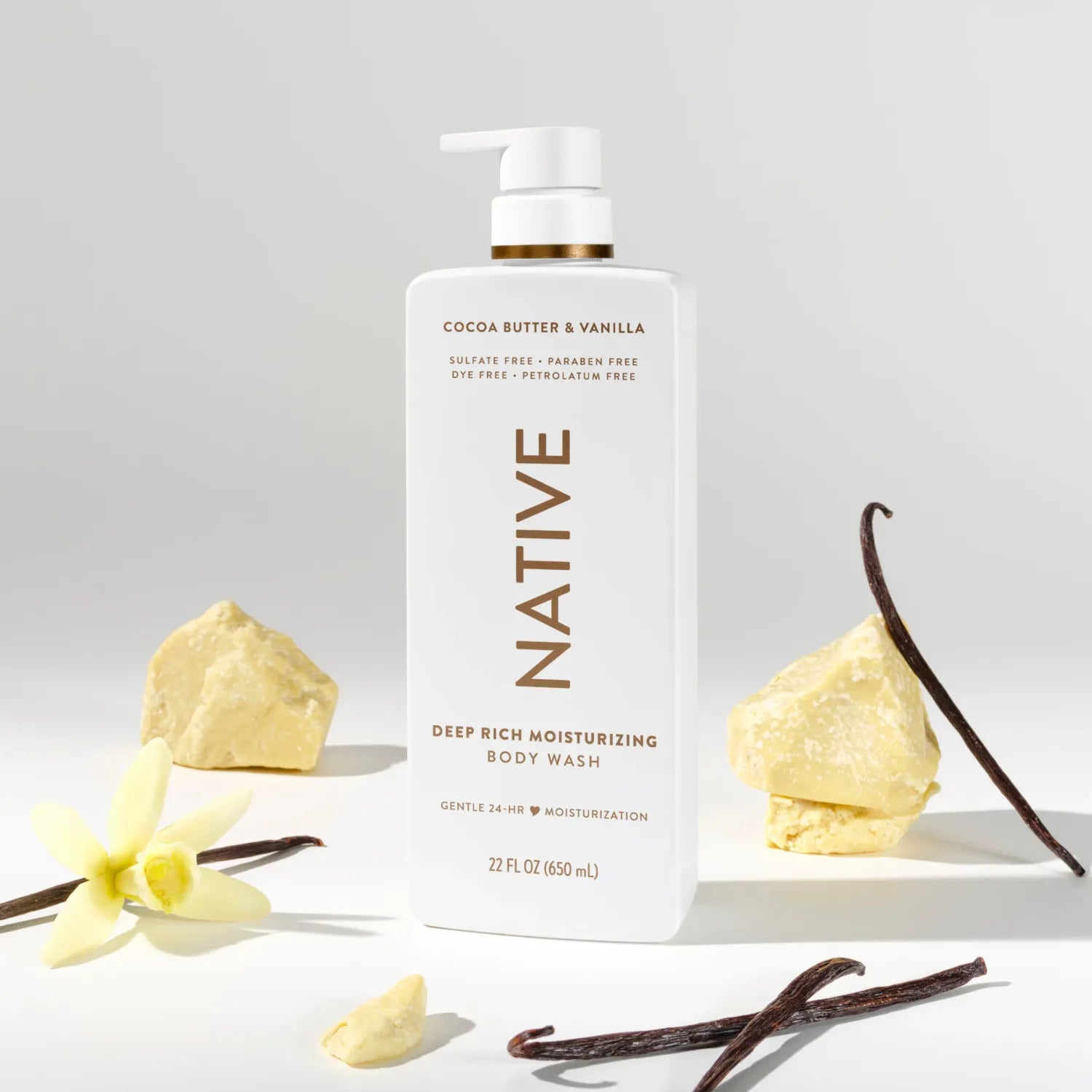 Gel de ducha hidratante Cocoa & Vanilla Native