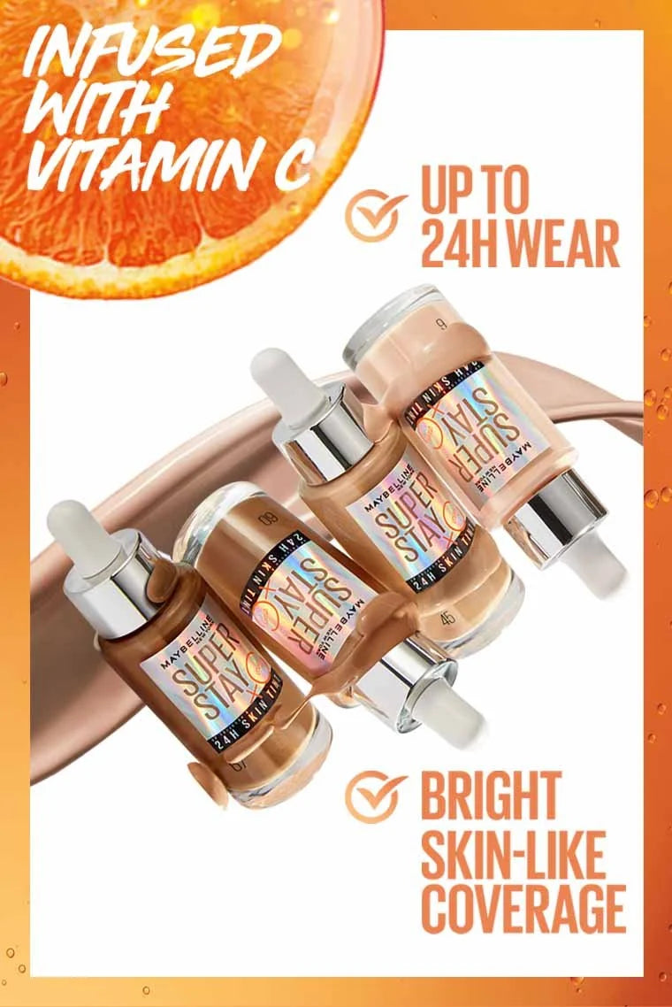 24 Horas Skin Tint con Vitamina C Maybelline