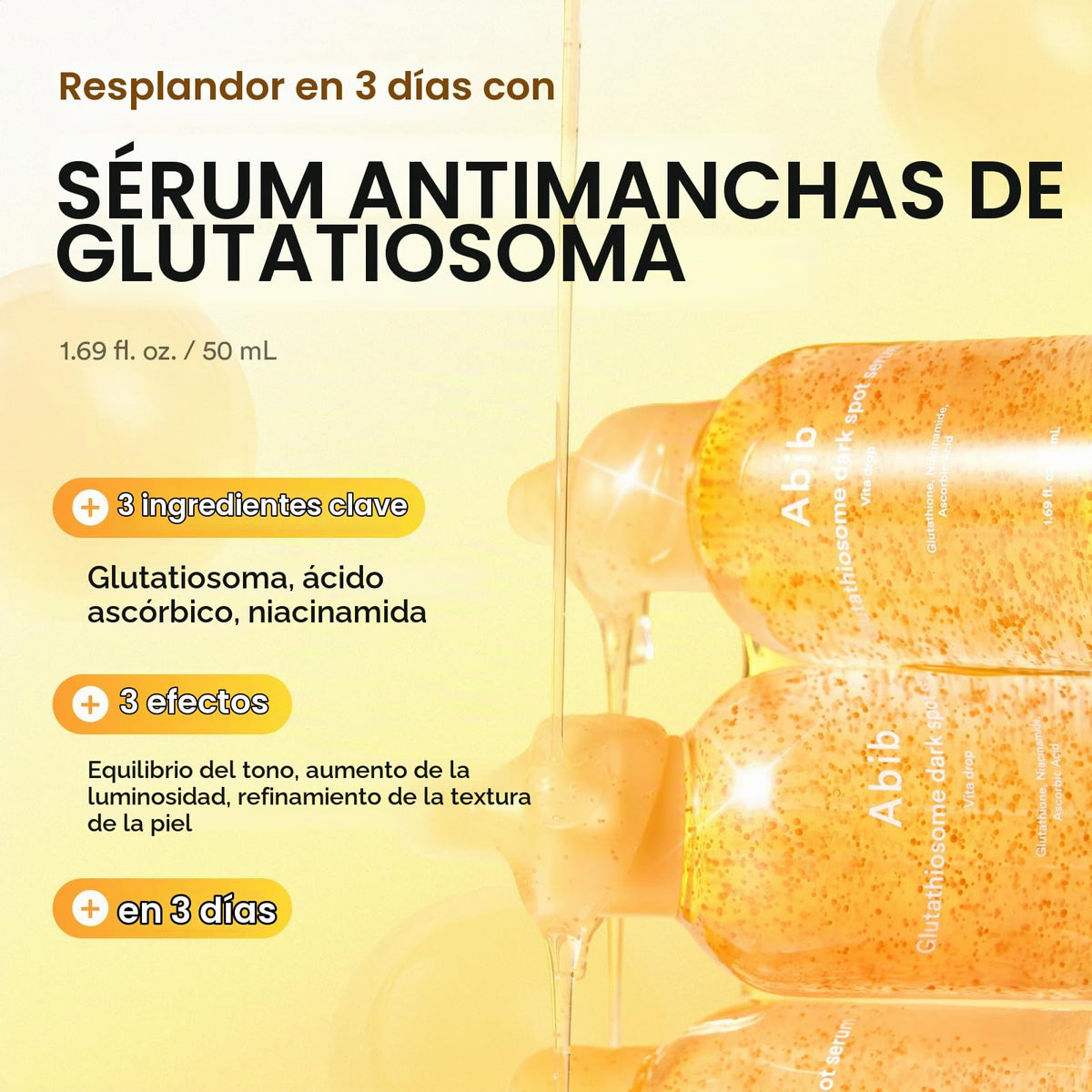 Sérum Antimanchas Glutatiosoma, Abib